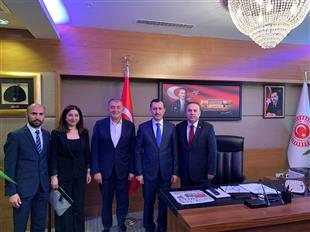 Ak Parti Ankara Milletvekili Milli Eğitim, Kültür, Gençlik Spor Komisyon Başkanı Sayın Emrullah İşler beyi ziyaret ettik.